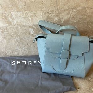 Senreve Small Leather Backpack Tote